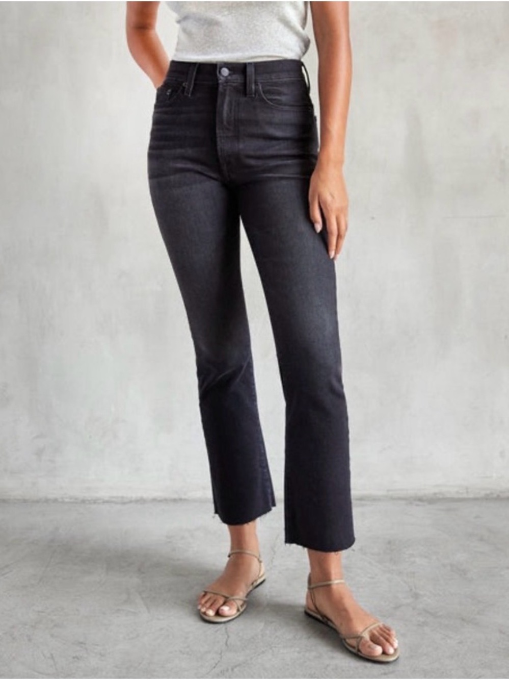 OUTERKNOWN Black 
THE COSTA CROP Jeans  size 25 NWOT